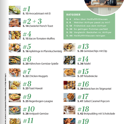 Air Fryer: Die 20 besten Rezepte