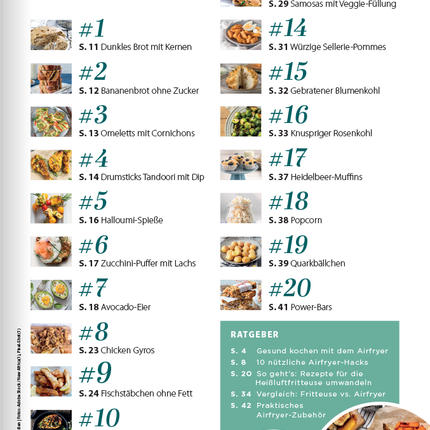 Gesund kochen mit der Heißluftfritteuse